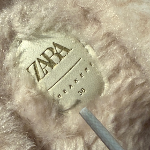 ZARA SPLIT LEATHER SNEAKERS MULE LIKE MIUMIU DUPE - Picture 5 of 10